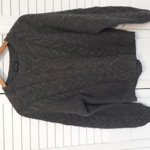 J. Crew wool cable knit sweater.